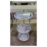 Multi tier marble stand