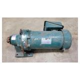 Electric motor with gear
