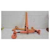 (2) ratchet chain binders