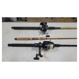 (3) fishing poles