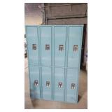 Set of 8 lockers