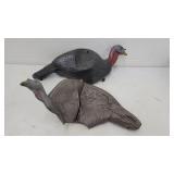 (2) turkey decoys