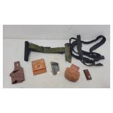 Holsters, belts and accessories