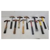 (10) claw hammers