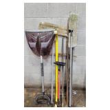 Group of assorted yard tools