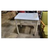 Enamel top table