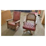 2 vintage chairs