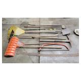 Pile of yard tools