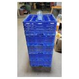 5 racks of plastics cups