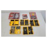 Assorted driver bit sets