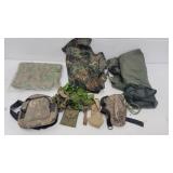 Camo netting, suit, hammock other accessories