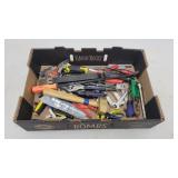 Box of assorted tools