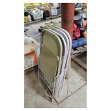 (4) folding chairs