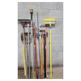 Group of assorted yard tools