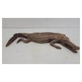 Ironwood crocodile carving