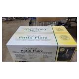 Unopened box of Sentinel patio flares