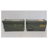 (2) ammo boxes