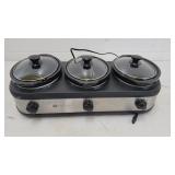 Tru slow cooker buffet server