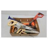 Box of assorted tools