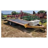 3 axle equipment trailer