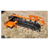 GIYI mini skidsteer trencher