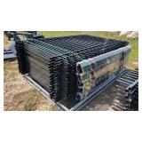 FenS Galvanized steel fence (20)10wx7h (21) posts