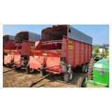 H&S Steel Super Box front unload forage wagon