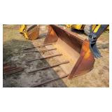 loader bucket with tines