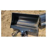 24" mini excavator hyd. swivel bucket