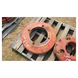 (2) IH rear wheel weights