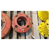 (2) IH rear wheel weights
