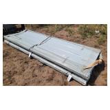 (100) sheets galvalume steel siding 10 ft.