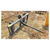 Work Savr loader mount bale spear