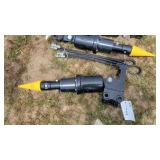 Spiral log splitter mini excavator attachment