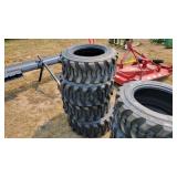 (4) 12-16.5 loader tires new