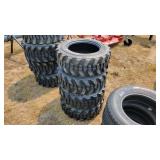 (4) 10-16.5 loader tires new