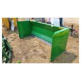 Frontier quick hookup snow pusher