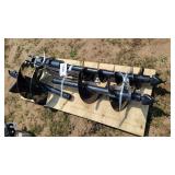 mini excavator post auger attachment