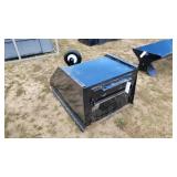 Mini quick attach dump cart with wheel