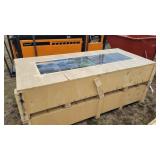 Landhonor 20x20 carport with enclosed sidewalls