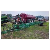 Kingsman round bale loader trailer