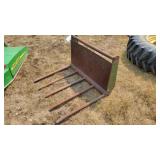 loader mount tine bucket