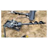 Mini skidsteer post auger