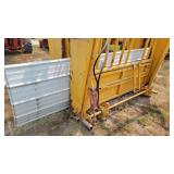 (9) sheets used pole barn steel various lengths