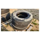 (3) 11R 22.5 tires