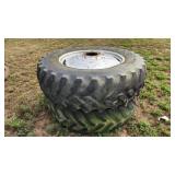 18.4x38 duals fit a White 2-105