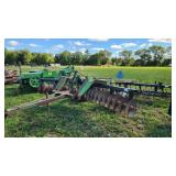 John Deere 18 ft disk w spike harrow