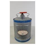 Galvanized 5 gallon gas can