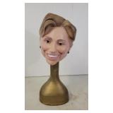 Hillary Clinton rubber mask on mannequin head