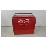 Coca-Cola metal cooler